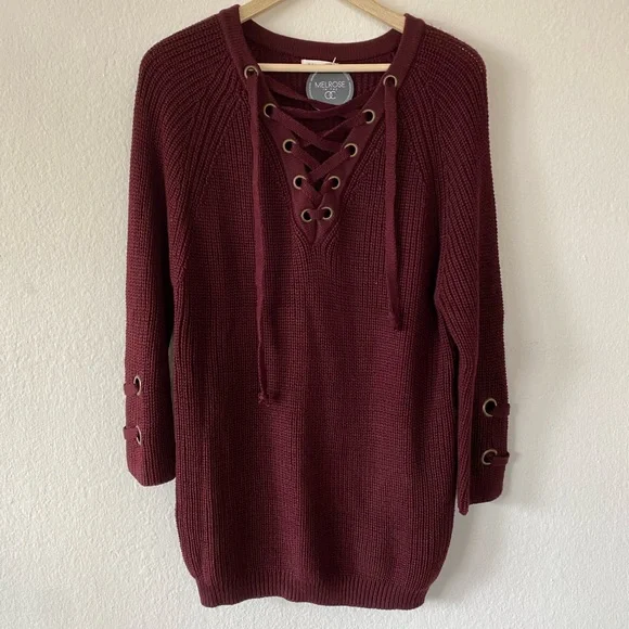 Melrose and Market | Dresses | Never Worn Before Long Sleeve Sweater Dress From Melrose Burgundy Size Sm | Poshmark Melrose and Market | Dresses | Never Worn Before Long Sleeve Sweater Dress From Melrose Burgundy Size Sm | Poshmark